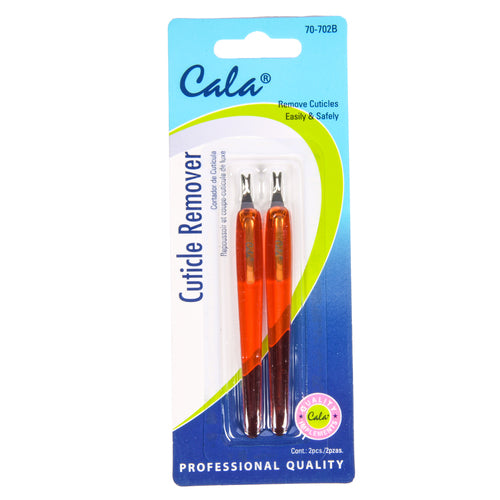 WHOLESALE CUTICLE REMOVERS 2PK #CALA 70-702B 20702 SOLD BY CASE Hot on Sale