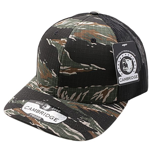 PB222C-TIGER-BLK CAMBRIDGE TRUCKER HAT Online Hot Sale