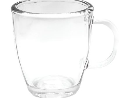 WHOLESALE COFFEE MUG CLEAR GLASS LONDON 11.5OZ SOLD BY CASE Sale