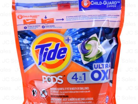 WHOLESALE TIDE PODS ULTRA OXI LIQUID 12 CT SOLD BY CASE Hot on Sale