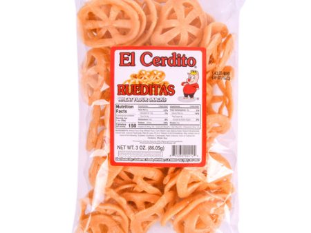 WHOLESALE EL CERDITO WHEAT FLOUR SNACK WHEELS SOLD BY CASE on Sale