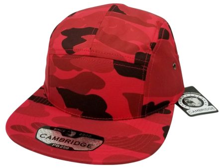 PB259 [RED] CAMBRIDGE SHINY CAMO CAMPER For Discount