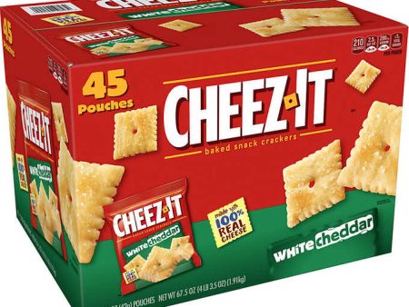 Cheez-It Crackers White Cheddar, 1.5oz 45ct Supply