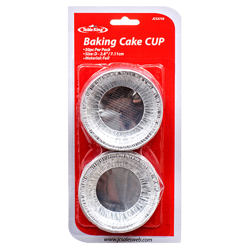 WHOLESALE TABLE KING ALUMINUM BAKING CAKE CUP 2.8 50CT SOLD BY CASE For Discount