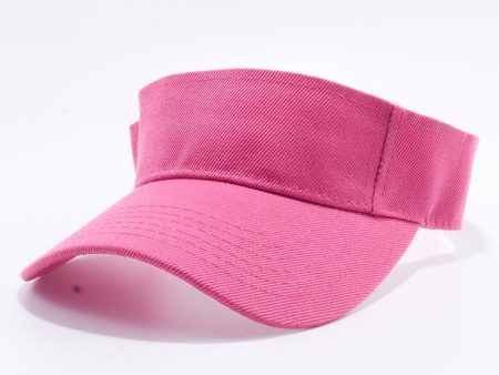 PB144 [H.PINK] BLANK VISOR HATS Discount