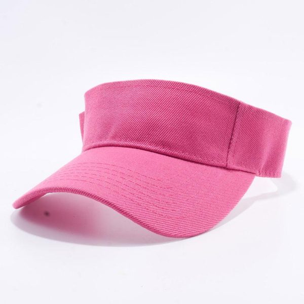 PB144 [H.PINK] BLANK VISOR HATS Discount