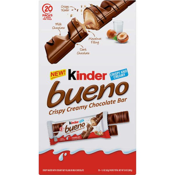 Kinder Bueno Bars, 1.5oz 20ct Discount