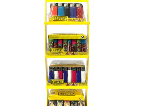 WHOLESALE CLIPPER LIGHTERS 196 PC DISPLAY ASST DESIGN SOLD BY CASE Online Hot Sale