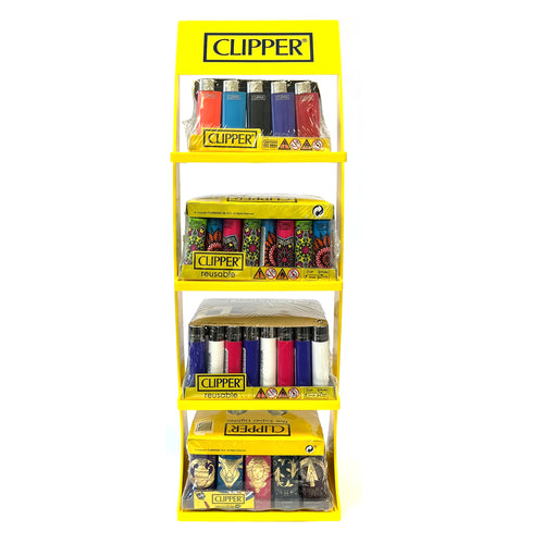 WHOLESALE CLIPPER LIGHTERS 196 PC DISPLAY ASST DESIGN SOLD BY CASE Online Hot Sale