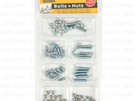 WHOLESALE BOLTS+NUTS 150GM SOLD BY CASE Discount