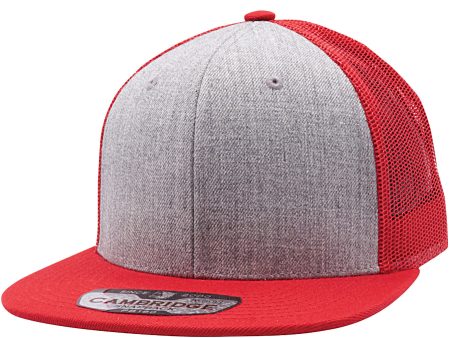 PB180 [RED HEATHER RED] WOOL BLEND TRUCKER HATS Sale