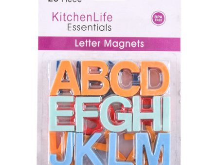 WHOLESALE MAGNETIC ALPHABET ASST CLR SOLD BY CASE Fashion