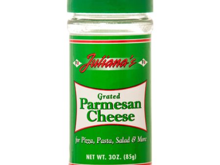 WHOLESALE JULIANA S PARMESAN CHEESE 3 OZ SOLD BY CASE Hot on Sale