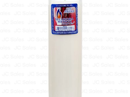 WHOLESALE VELADORA RELIGIOUS CANDLE WHITE SOLD BY CASE Cheap