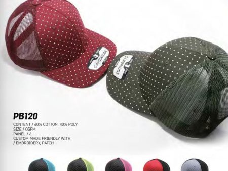 PB120 POLKADOT STRAPBACK HATS [MULTI COLOR] Sale