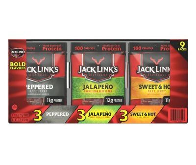 Jack Link s Beef Jerky Bold Variety Pack, 1.25oz 9ct Online Hot Sale