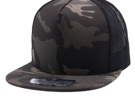 PB108 5 PANEL COTTON TRUCKER HAT [MULTI COLOR] For Cheap