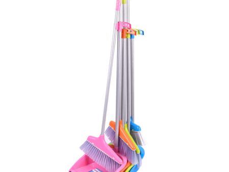 WHOLESALE NUVALU DUSTPAN & BROOM SET 360 G SOLD BY CASE For Discount