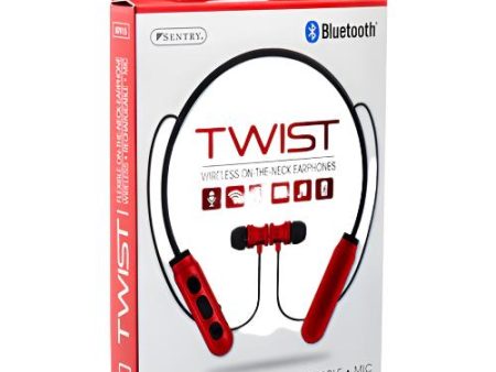 WHOLESALE SENTRY TWIST WIRELESS ON-THE-NECK EARPHONES SOLD BY CASE Hot on Sale