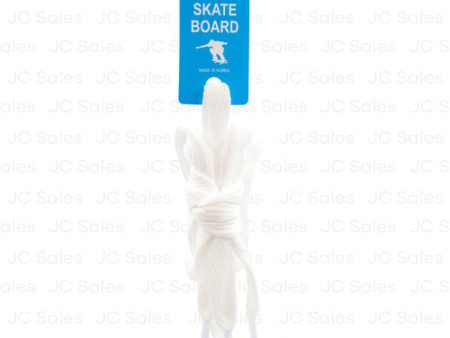 WHOLESALE SHOELACE SKATE BOARD WHITE SOLD BY CASE For Sale