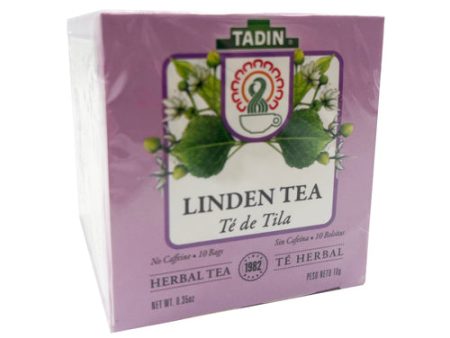 WHOLESALE TADIN LINDEN TEA BLEND 10 BAGS SOLD BY CASE Hot on Sale