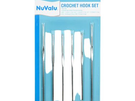 WHOLESALE NUVALU NEEDLE CROCHET 6PC MIX W BLISTER SOLD BY CASE Online Hot Sale