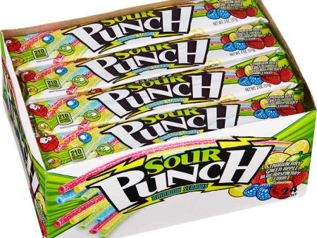 Sour Punch Rainbow Straws, 2oz 24ct Online