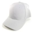 PB128 [L.GREY] HOOK AND LOOP BACKSTRAP WITH ACRYLIC CURVED CAPS Online Sale