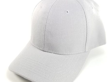 PB128 [L.GREY] HOOK AND LOOP BACKSTRAP WITH ACRYLIC CURVED CAPS Online Sale