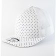 PB120C [WHITE] POLKADOT 6 PANEL MESH TRUCKER HATS Online now