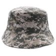 PB183 [D.CAMO] PLAIN WASHED COTTON FISHERMAN BUCKET HATS Supply