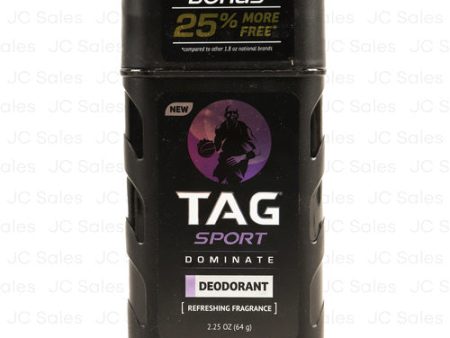 WHOLESALE TAG SPORT DOMINATE DEODORANT 2.25 OZ SOLD BY CASE Fashion