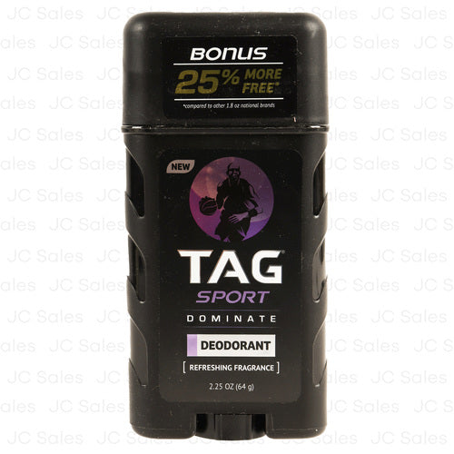 WHOLESALE TAG SPORT DOMINATE DEODORANT 2.25 OZ SOLD BY CASE Fashion