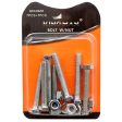 WHOLESALE KINGMAN HEXAGON BOLT W  NUT 40 MM 7 PC SOLD BY CASE Fashion