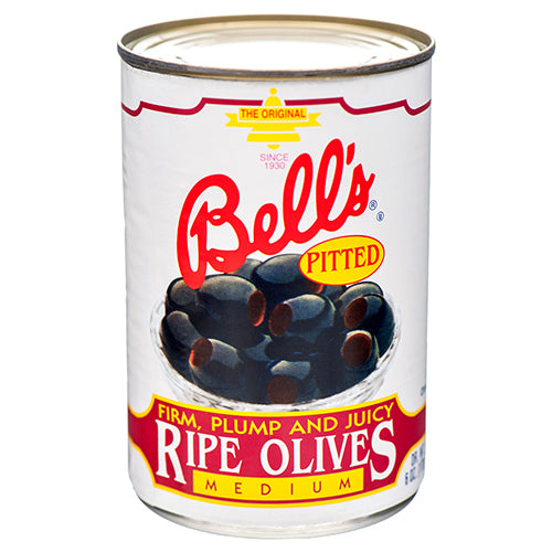 WHOLESALE BELL BLACK OLIVES 6 OZ PITTED MEDIUM SOLD BY CASE Supply