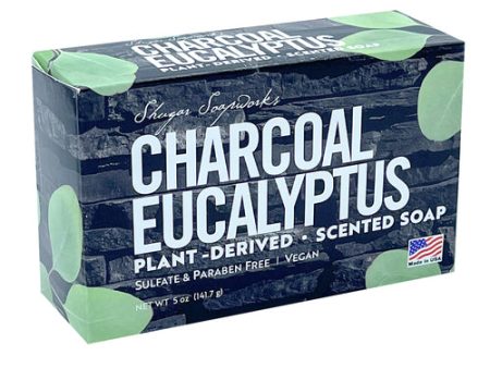 WHOLESALE SHUGAR SOAPWORKS CHARCOAL EUCALYPTUS 5 OZ SOLD BY CASE For Sale