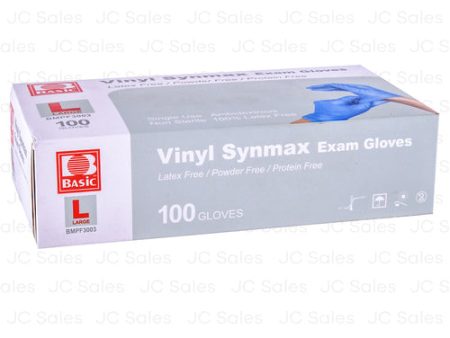 WHOLESALE MEDICAL GRADE VINYL GLOVES BLUE LARGE SOLD BY CASE Online Hot Sale