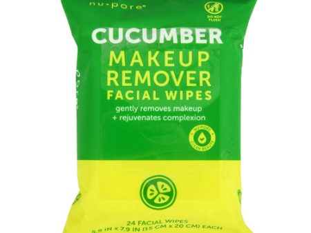 WHOLESALE MAKE-UP REMOVER 24 CT CUCUMBER SOLD BY CASE Online Hot Sale