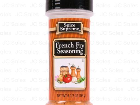 WHOLESALE SPICE SUPREME FRENCH FRY SEASONING 12   6.5 OZ SOLD BY CASE Online