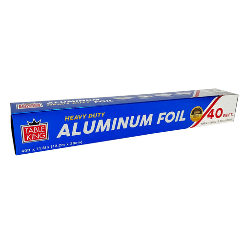 WHOLESALE TABLE KING ALUMINUM FOIL 40SQ.FT ULTRA DUTY SOLD BY CASE on Sale