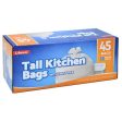 WHOLESALE TALL KITCHEN BAGS 13GAL 45CT W  TWIST TIES SOLD BY CASE For Sale