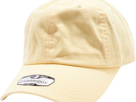 PB136 [VANILLA] UNSTRUCTURED COTTON TWILL DAD HATS Fashion