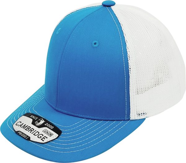 PB222J KIDS TRUCKER HAT [AQUA WHITE] Supply