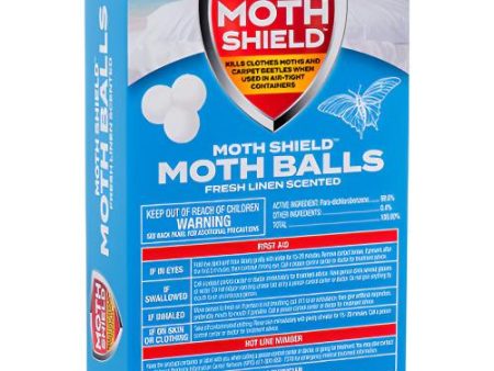 WHOLESALE MOTH SHIELD MOTH BALLS FRESH SCENT 4 OZ SOLD BY CASE For Sale