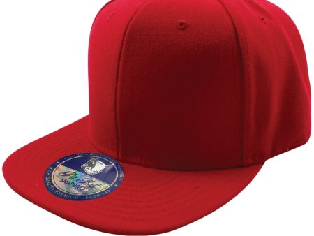 PB104 [RED] ACRYLIC SNAPBACK HATS For Discount