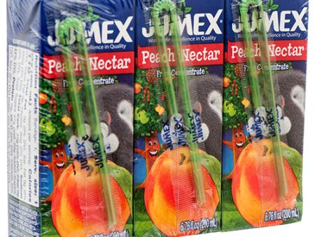 WHOLESALE JUMEX  MINI BRIK 3 PACK-PEACH 6.76 OZ SOLD BY CASE on Sale