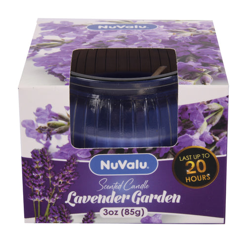 WHOLESALE NUVALU CANDLE TUMBLER 3 OZ LAVENDER GARDEN SOLD BY CASE Fashion