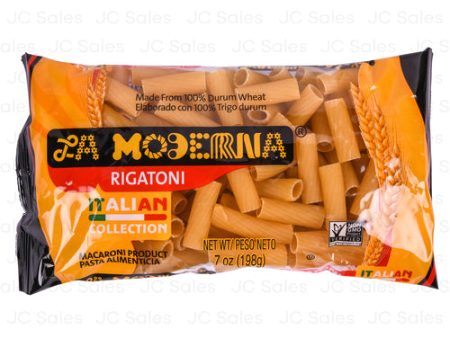 WHOLESALE LA MODERNA PASTA 7 OZ RIGATONI SOLD BY CASE Online Hot Sale