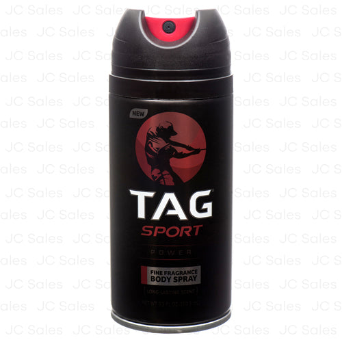 WHOLESALE TAG SPORT BODY SPRAY POWER 3.5 OZ SOLD BY CASE Supply