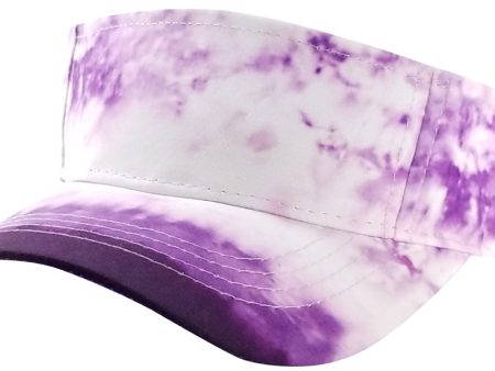 PB257 [PURPLE] TIE DYE SUN VISOR Cheap